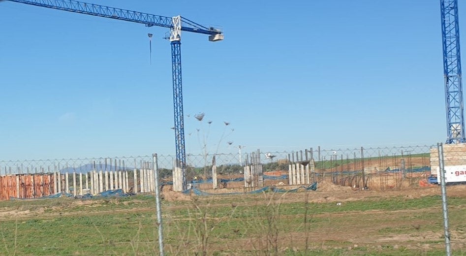 Obras del nuevo Hospital Don Benito-Villanueva. 