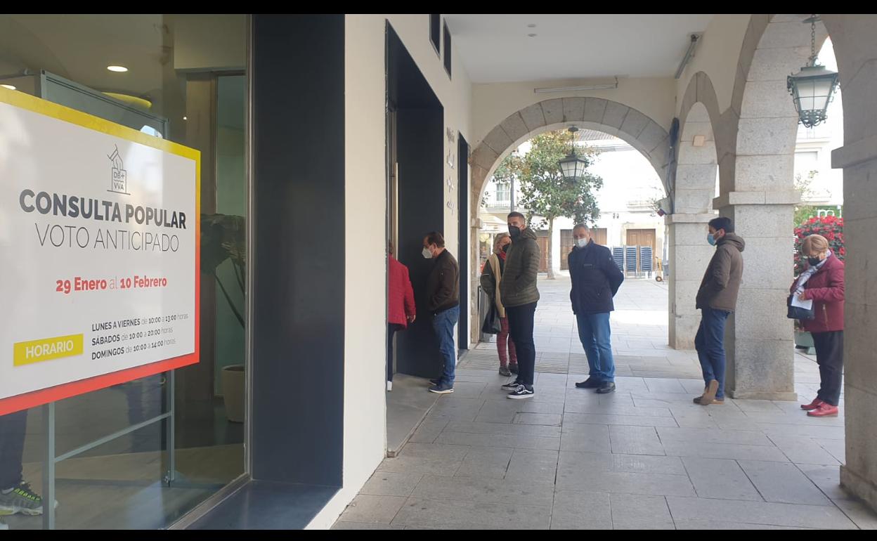 La votación anticipada en Villanueva de la Serena acumula en una semana 1.873 votos