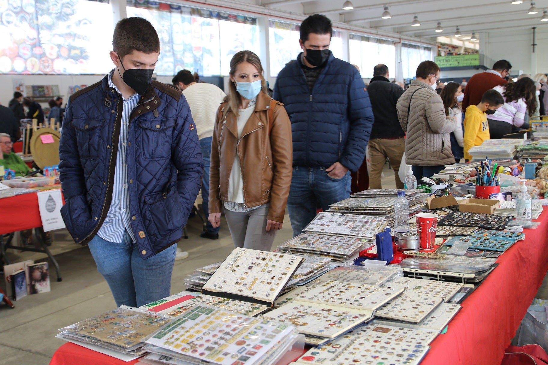 Visitantes en la XI Feria Internacional del Coleccionismo. 