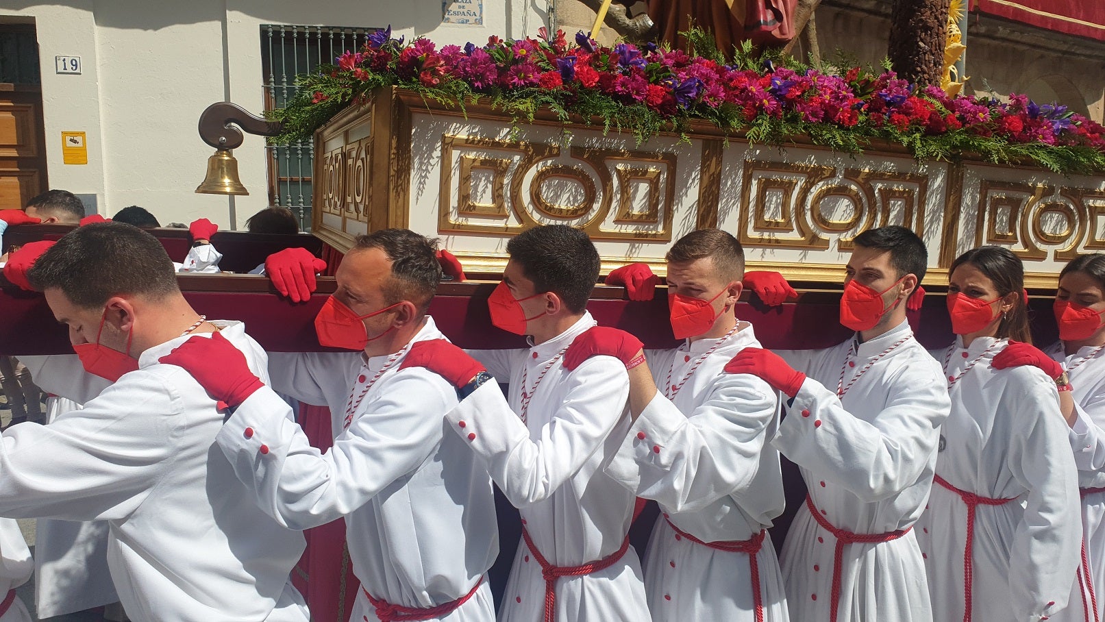 La Borriquita volvió a recorrer las calles de Villanueva dos años después