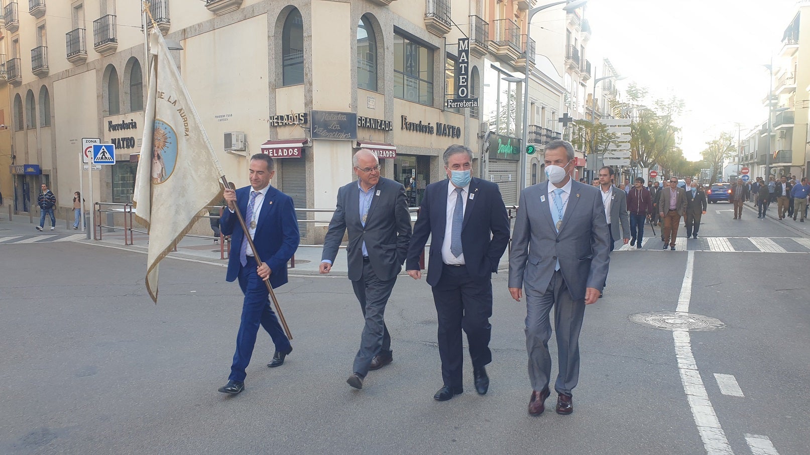 Celebración de las procesiones del Jueves Santo en Villanueva de la Serena.