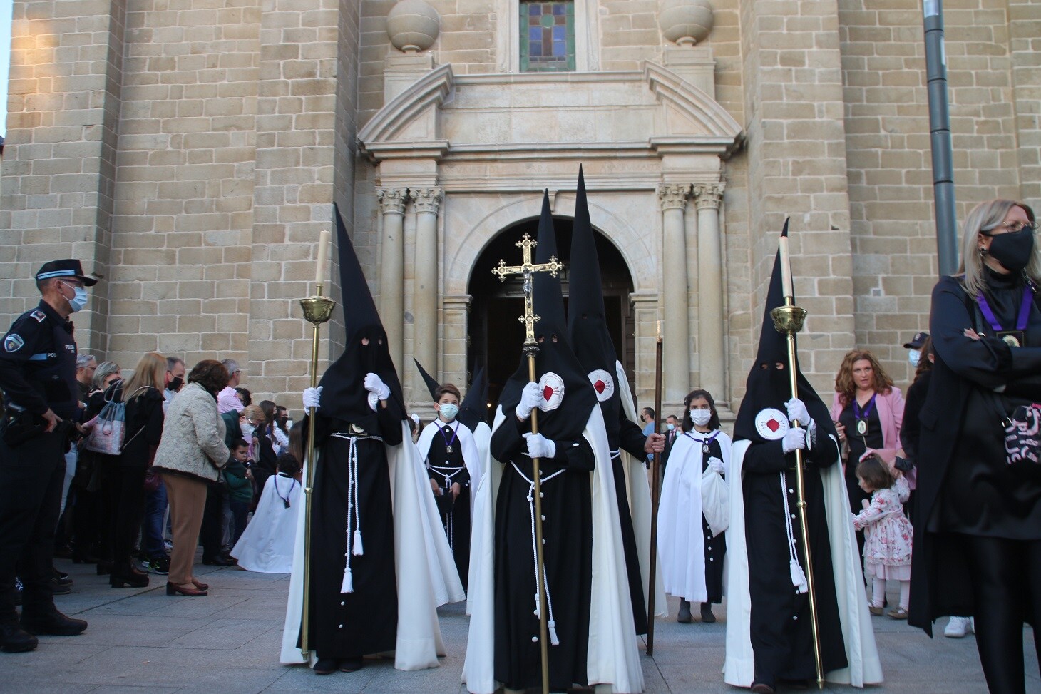 Celebración de las procesiones del Jueves Santo en Villanueva de la Serena.
