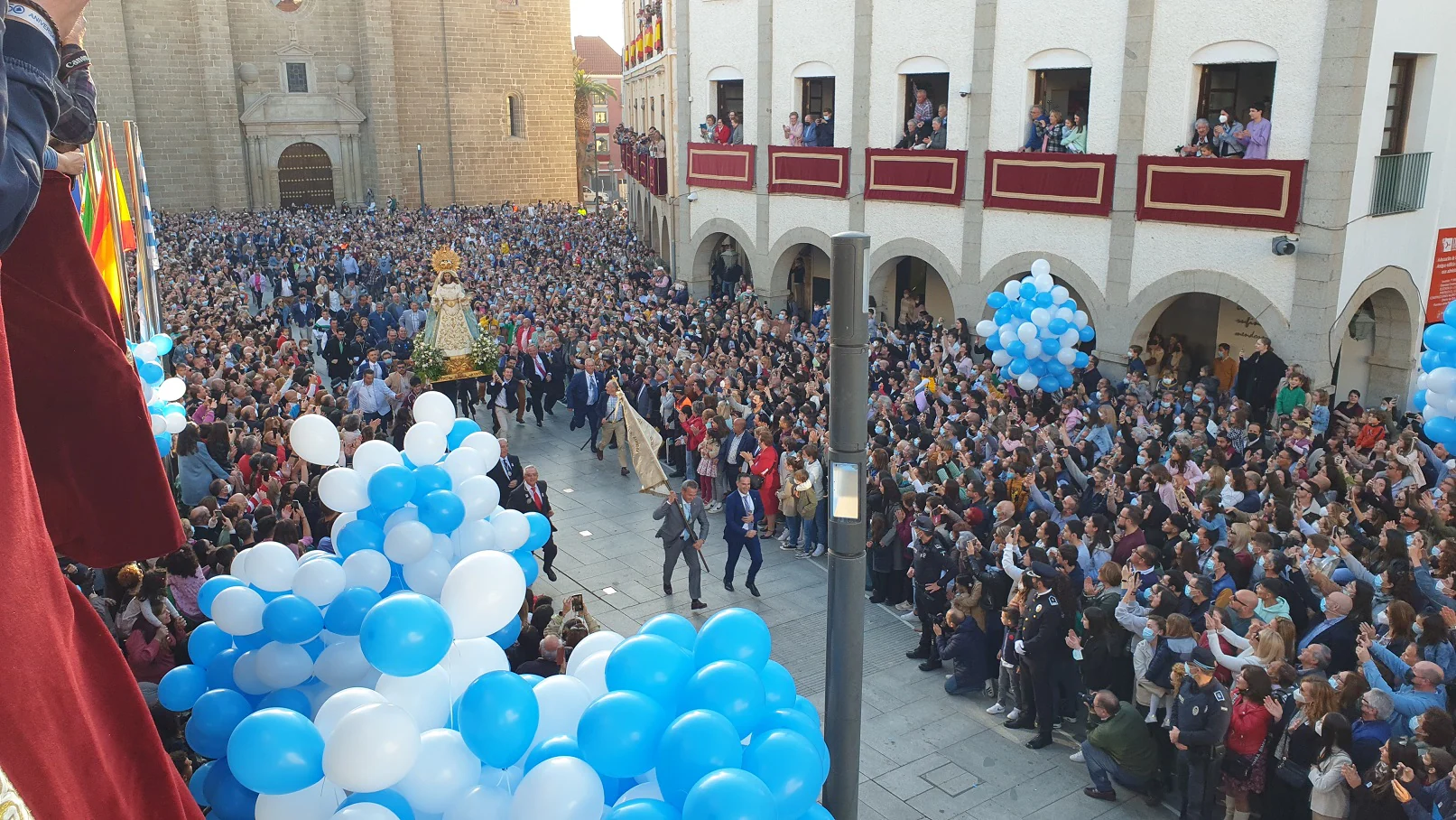 Celebración de las procesiones del Jueves Santo en Villanueva de la Serena.