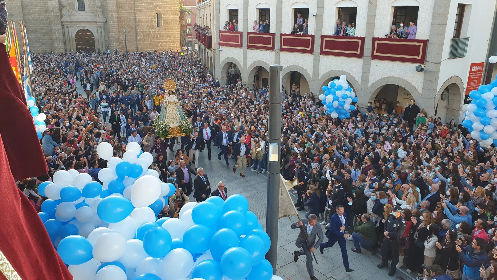 Celebración de las procesiones del Jueves Santo en Villanueva de la Serena.