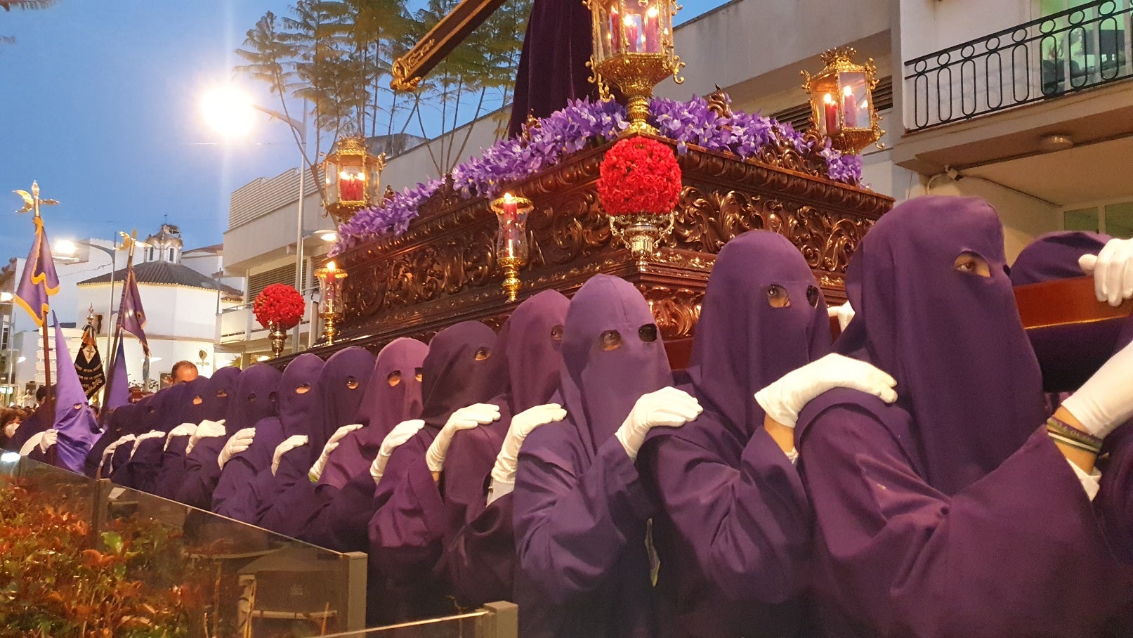 Celebración de las procesiones del Jueves Santo en Villanueva de la Serena.