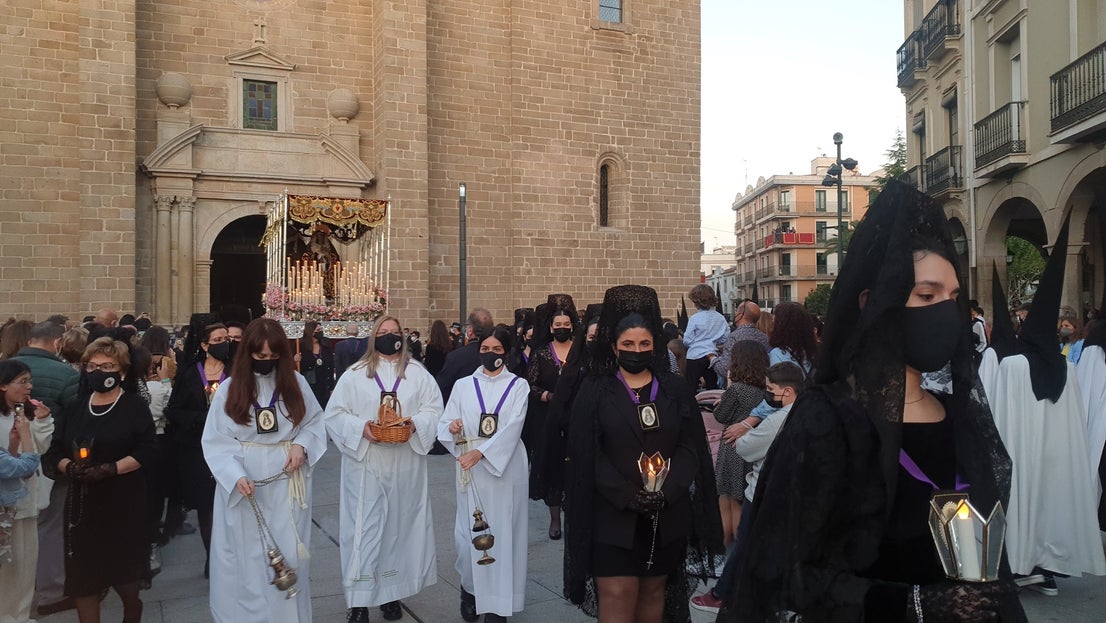 Celebración de las procesiones del Jueves Santo en Villanueva de la Serena.