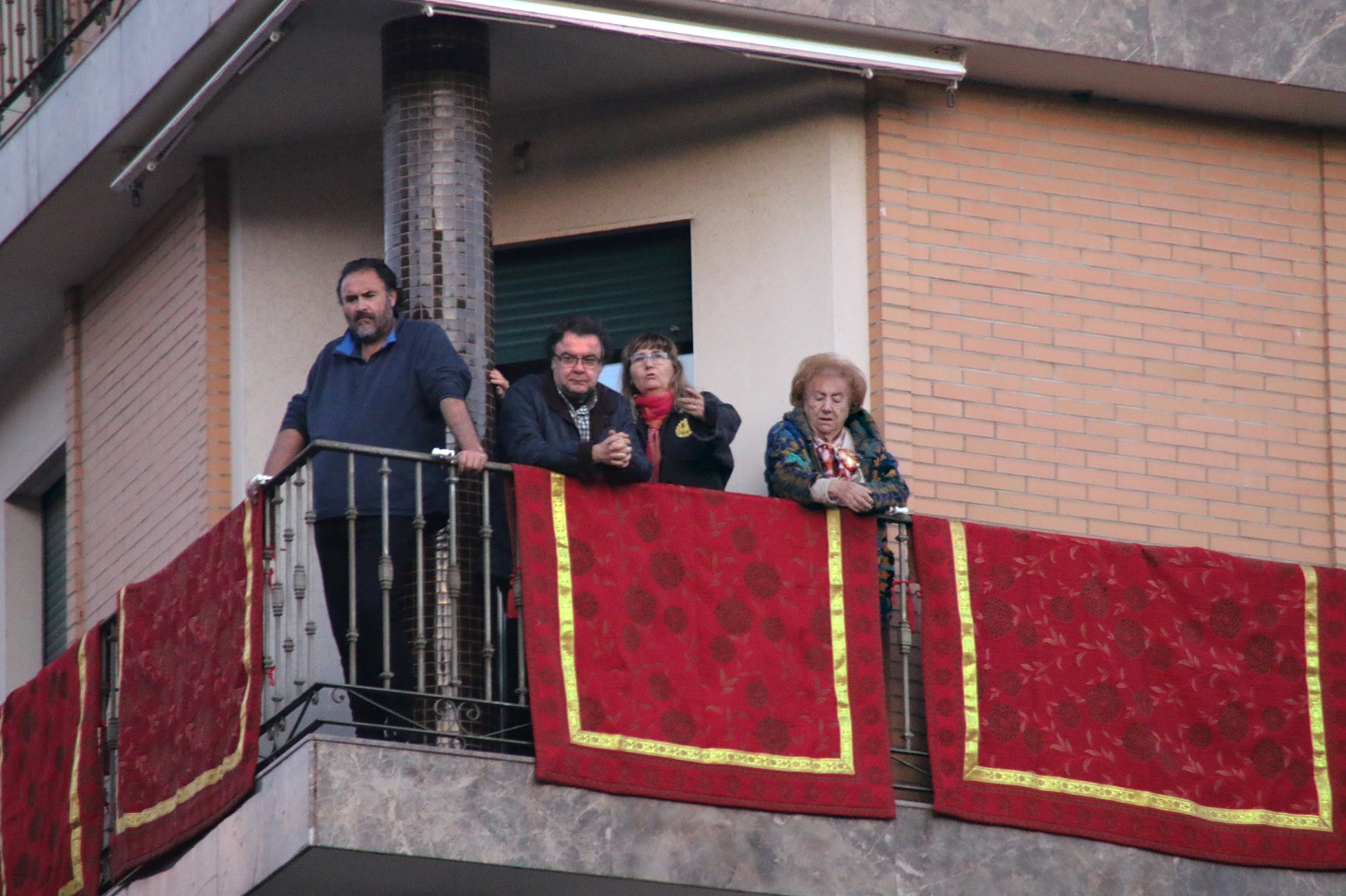 Celebración de las procesiones del Jueves Santo en Villanueva de la Serena.