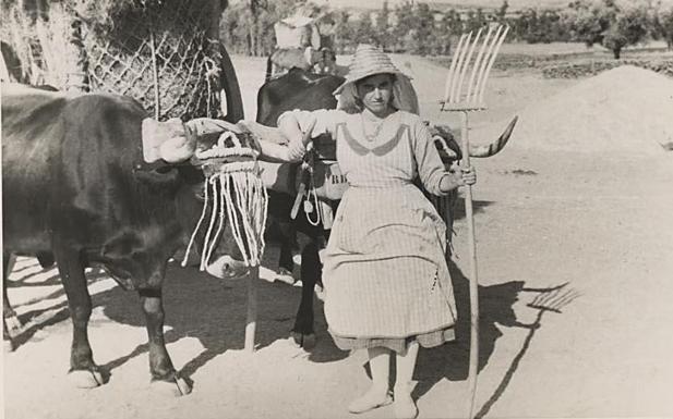 Mujer campasina extremeña. 