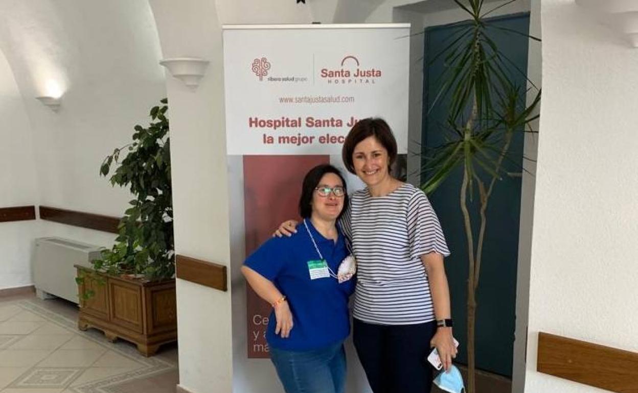 Nazaret ha realizado prácticas en el Hospital Santa Justa. 