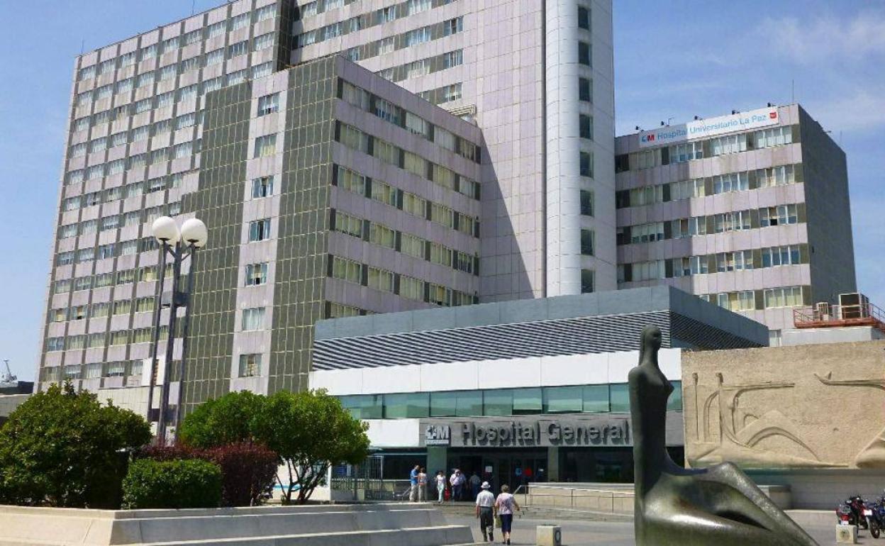 Hospital La Paz de Madrid donde ha estado ingresado el matrimonio. 