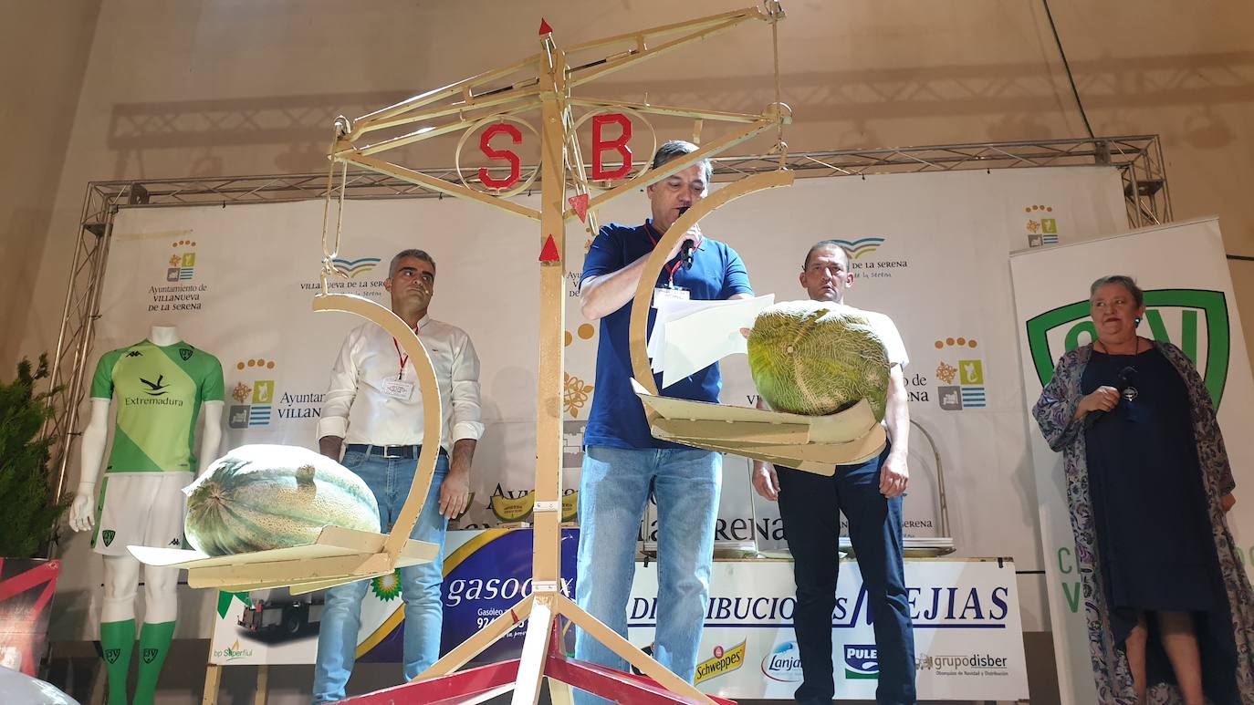 El certamen contó con cinco sandías y cuatro melones a concurso, siendo ganadores Antonio González y Juan Vicente Manchado. 