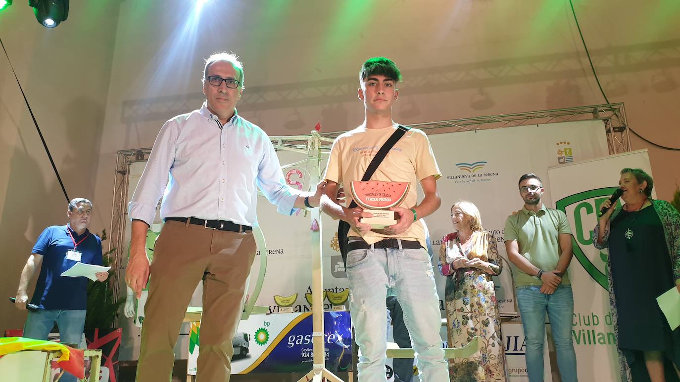 El certamen contó con cinco sandías y cuatro melones a concurso, siendo ganadores Antonio González y Juan Vicente Manchado. 