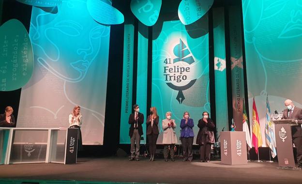 Miembros del jurado del Premio Felipe Trigo en 2021. 