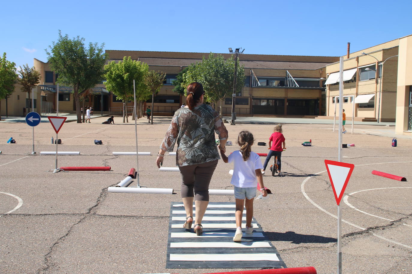 Los más pequeños aprenden a moverse por la ciudad de una forma segura y sostenible.