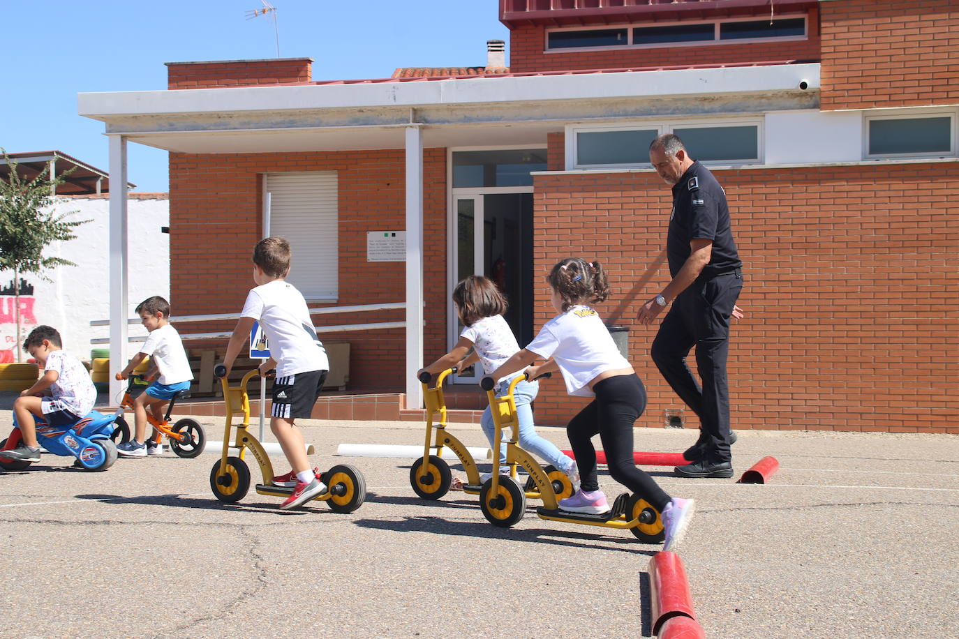 Los más pequeños aprenden a moverse por la ciudad de una forma segura y sostenible.