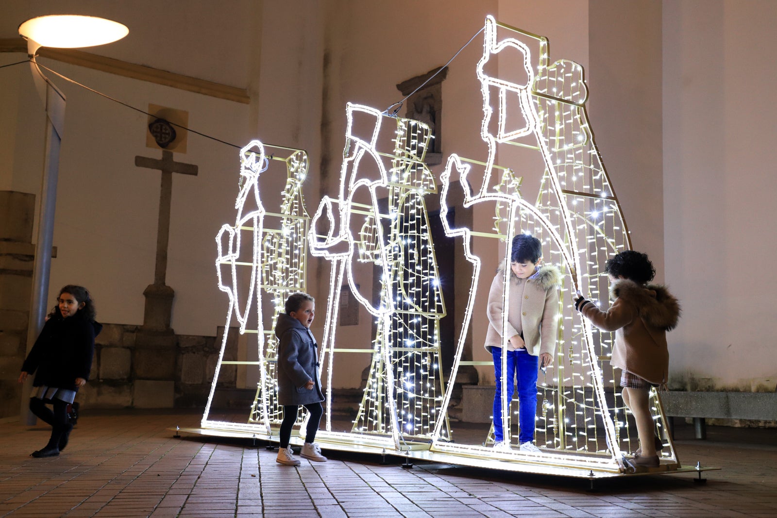 Villanueva de la Serena enciende su Navidad. 