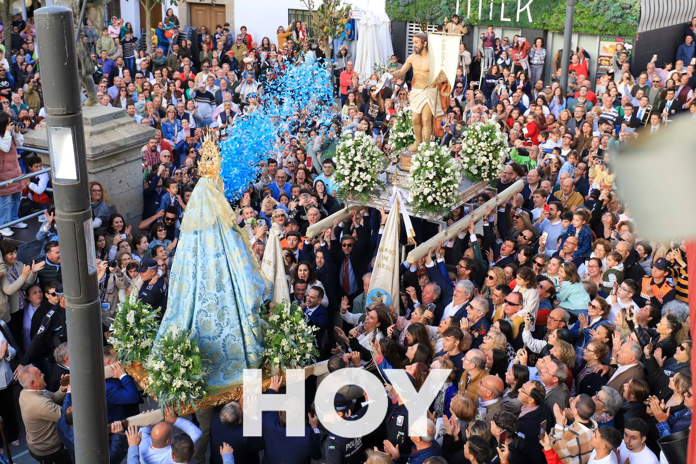 Multitudinaria alegría en la Carrerita