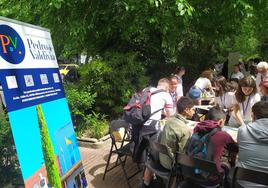 El instituto Pedro de Valdivia saca las matemáticas a la calle