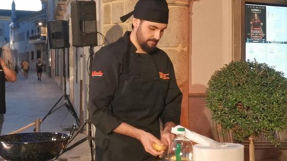 Jorge Fernández, representante extremeño en el campeonato nacional de tortilla de patatas