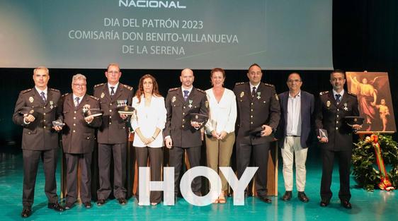 La celebración de los Ángeles Custodios de la Comisaría Don Benito-Villanueva