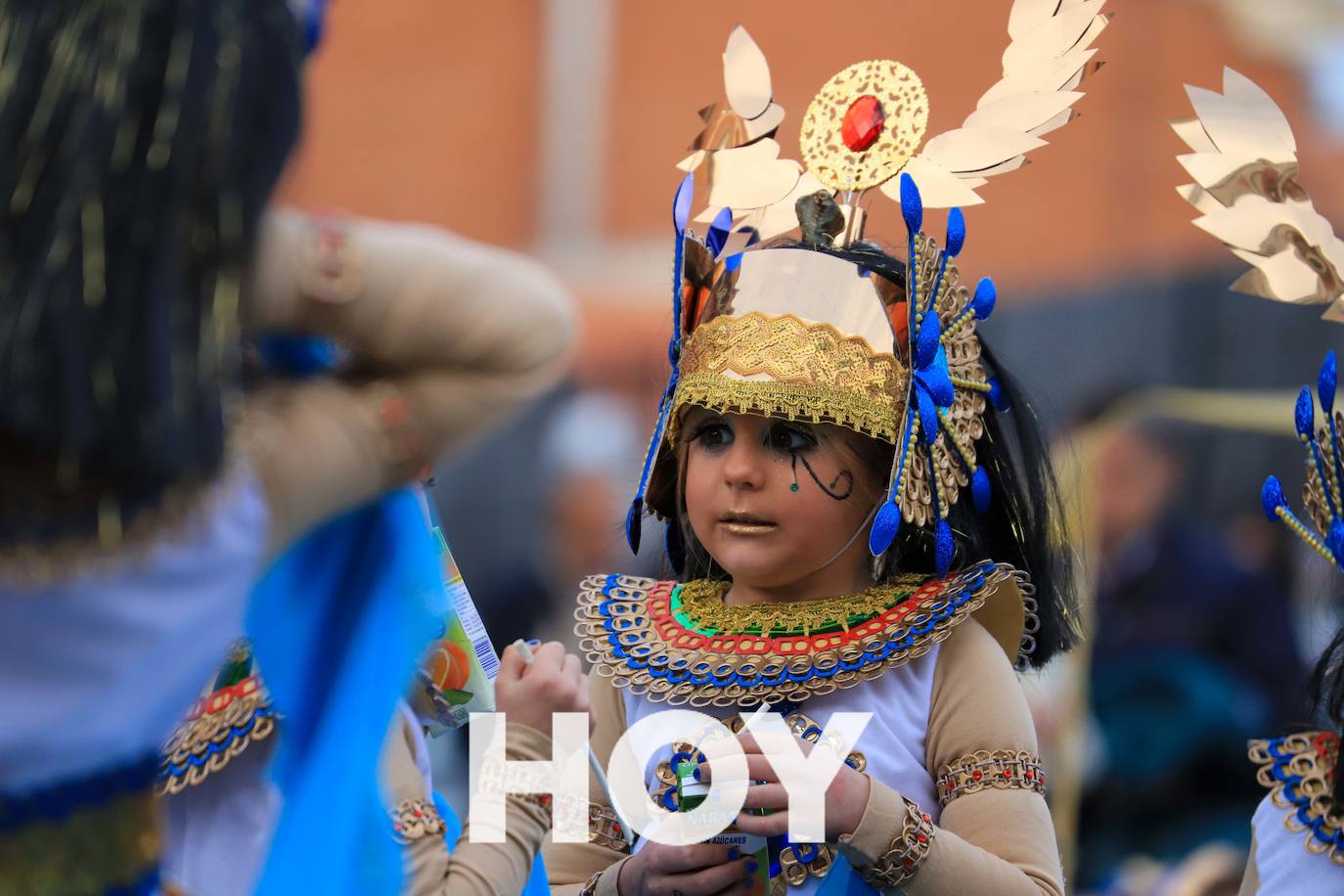 El desfile se celebró este sábado con final en la plaza de España. 