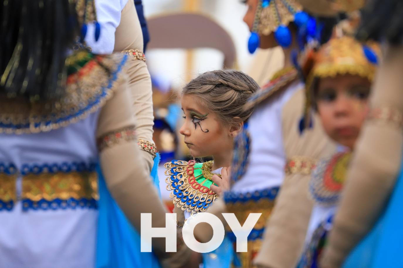 El desfile se celebró este sábado con final en la plaza de España. 