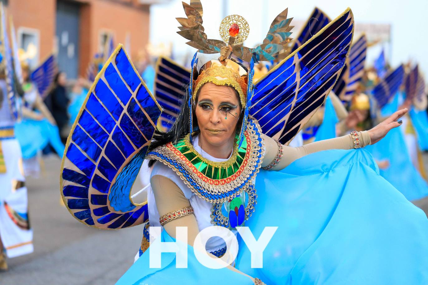 El desfile se celebró este sábado con final en la plaza de España. 
