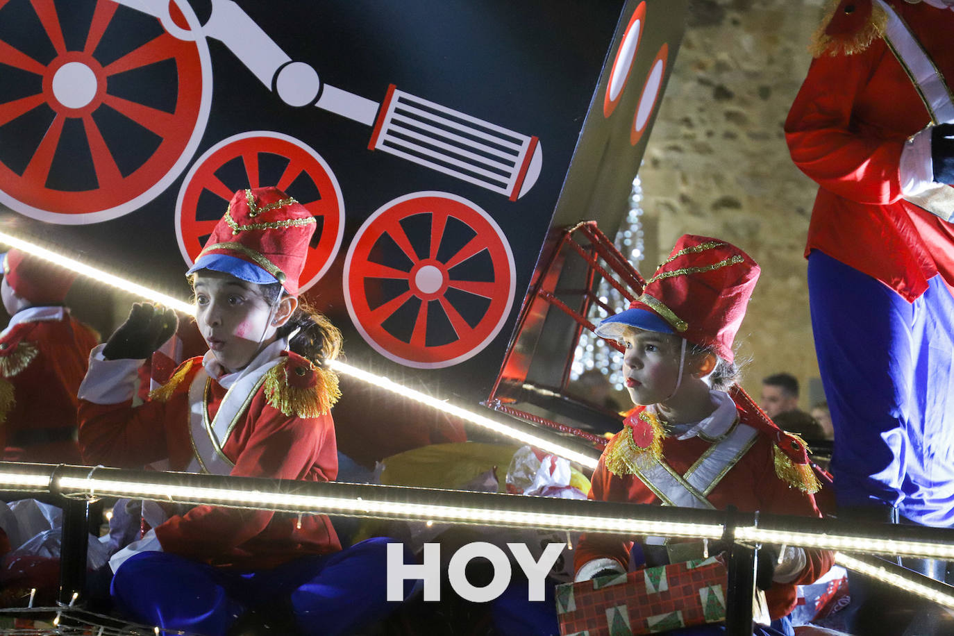 Así fue la llegada de los Reyes Magos a Villanueva