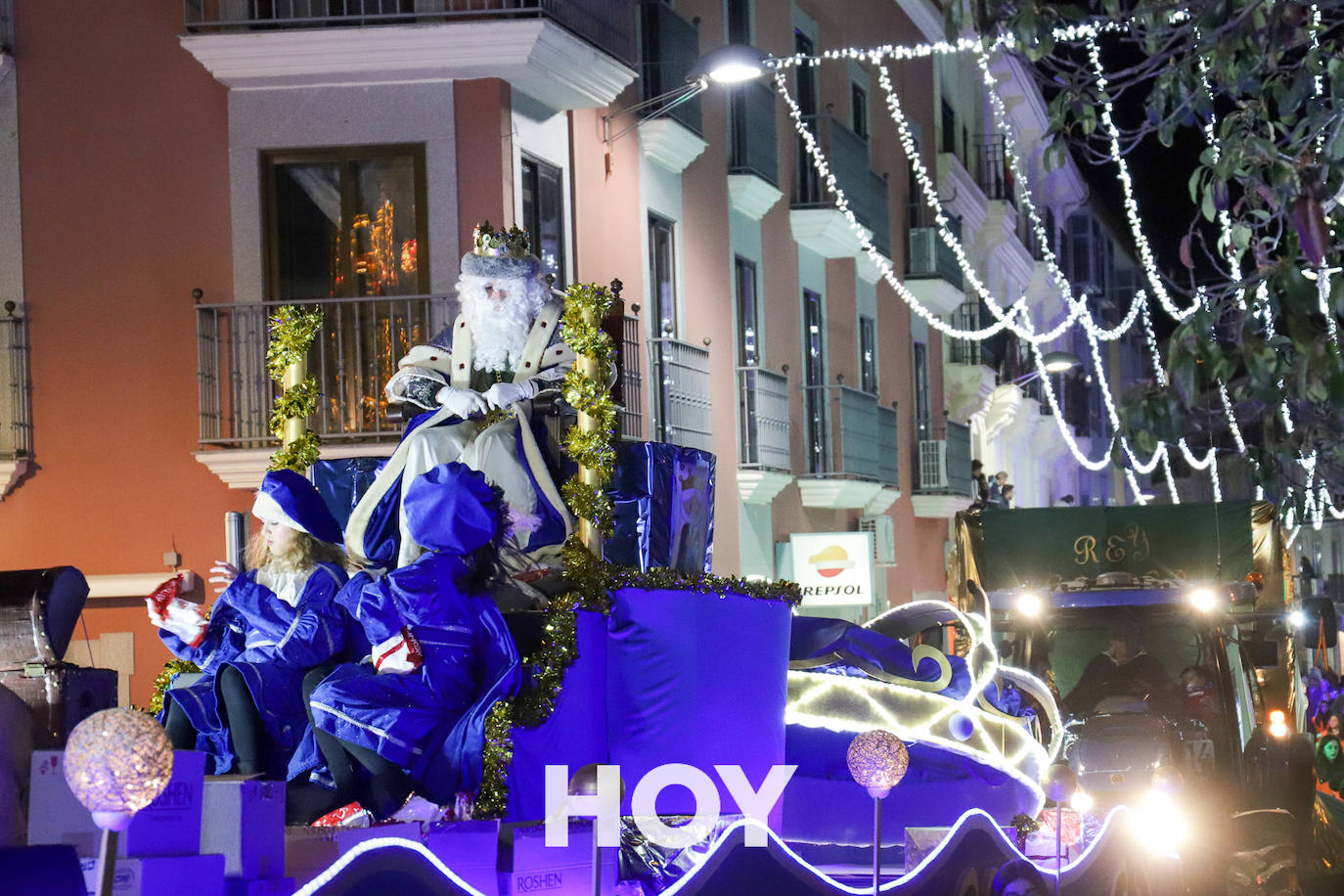 Así fue la llegada de los Reyes Magos a Villanueva