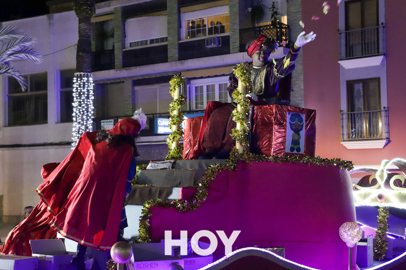 Así fue la llegada de los Reyes Magos a Villanueva
