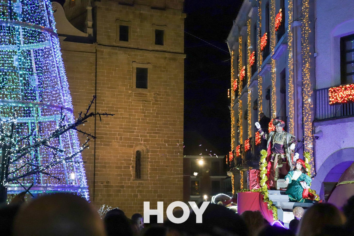 Así fue la llegada de los Reyes Magos a Villanueva