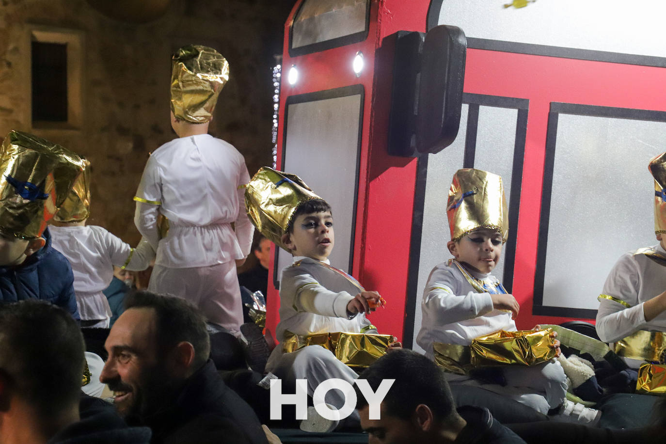 Así fue la llegada de los Reyes Magos a Villanueva