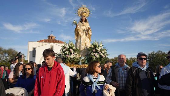 La Virgen de la Aurora ya se encuentra en la localidad