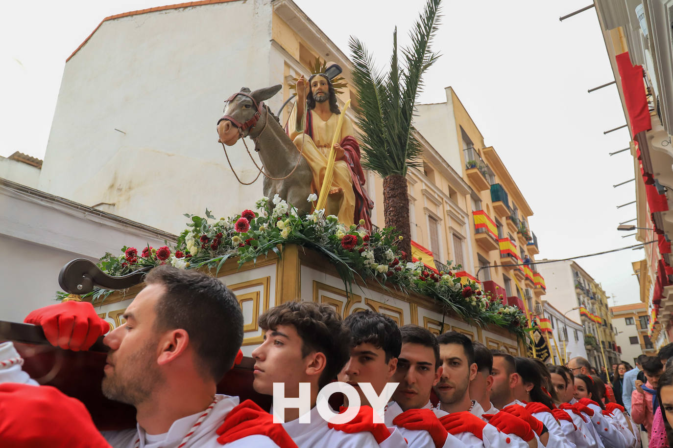 La Guapa y la Borriquita dan inicio a la Semana Santa villanovense