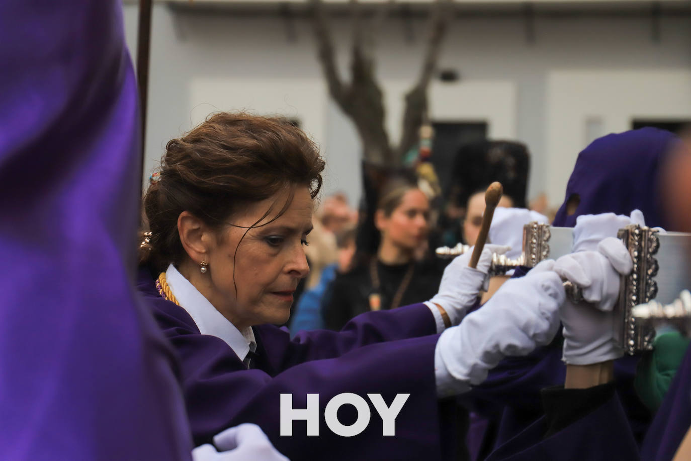 Excepcional Jueves Santo con el Nazareno y la Virgen del Calvario