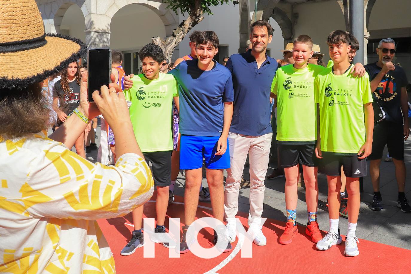 Calderón regresa a Villanueva para participar en la clausura de su circuito de 3x3