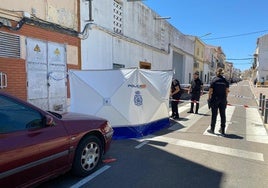 Lugar del suceso esta mañana.