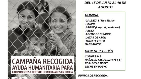 Plan Mafalda pide ayuda para los refugiados en Grecia
