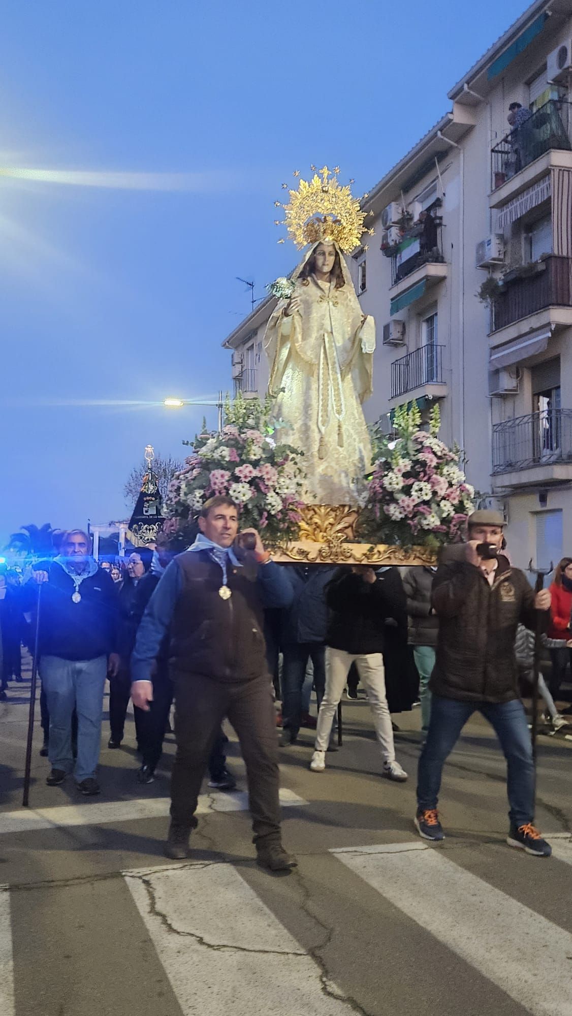 La Virgen de la Aurora regresa de su ermita