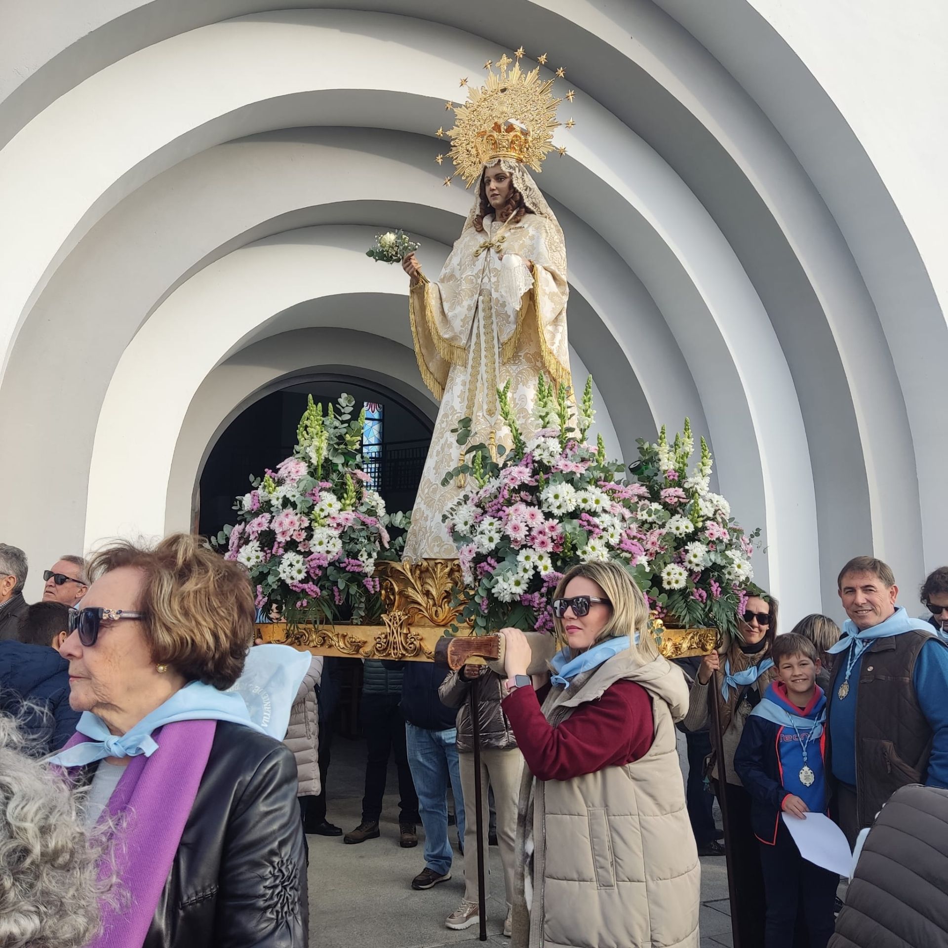 La Virgen de la Aurora regresa de su ermita