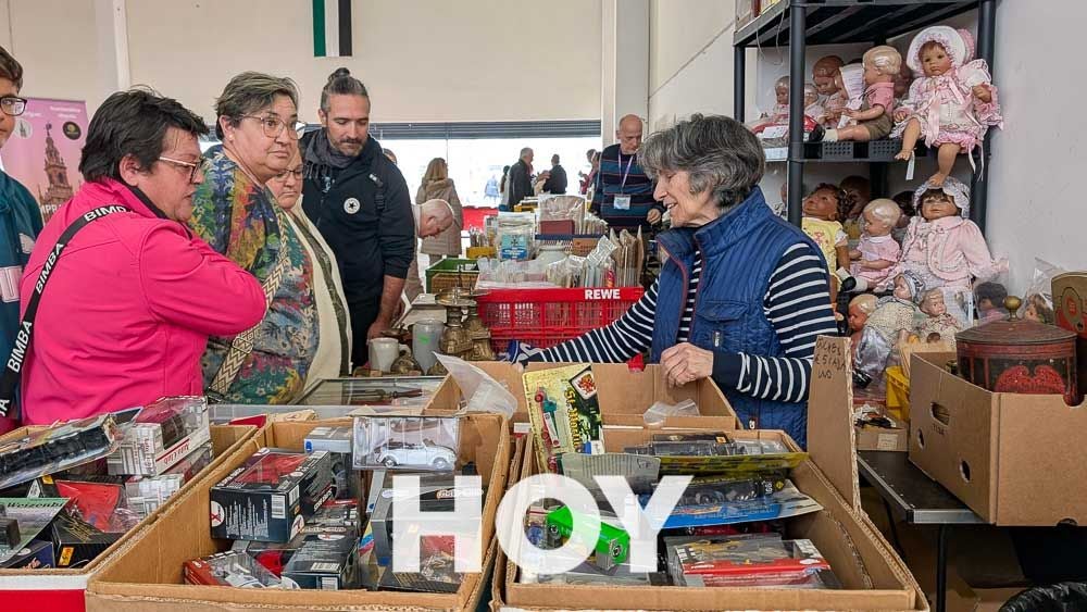 Gran ambiente en la Feria de Coleccionismo