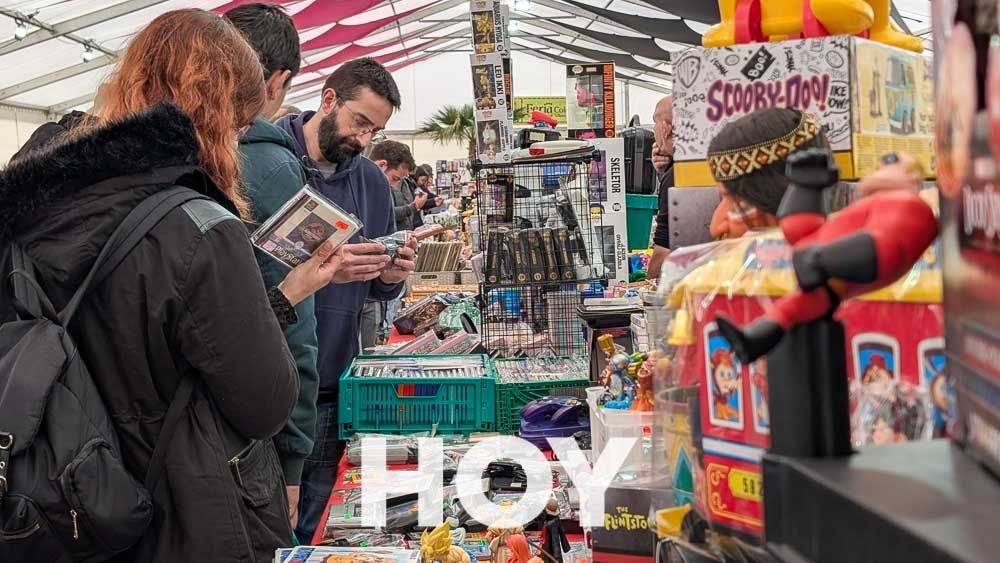 Gran ambiente en la Feria de Coleccionismo