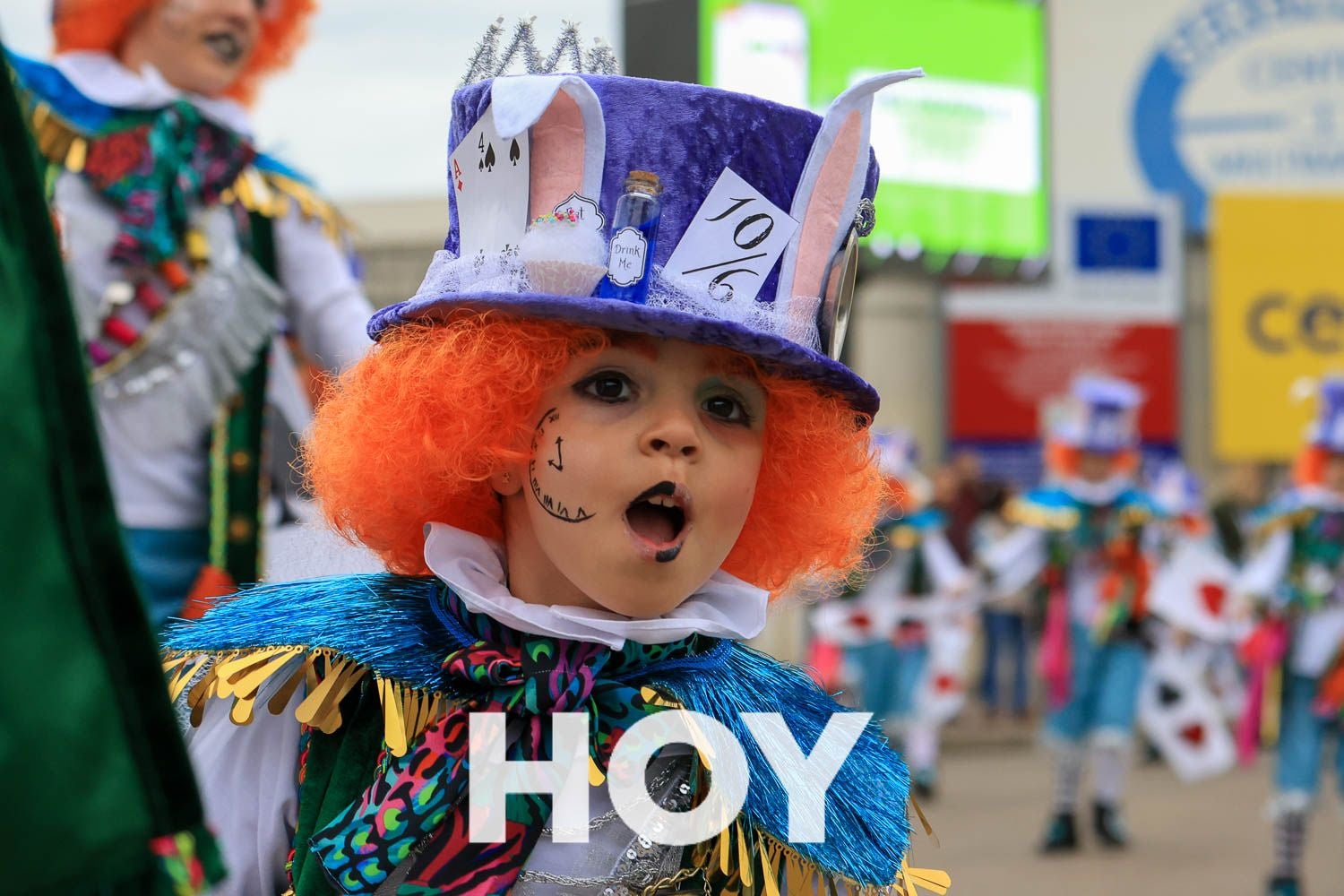 Algunas imágenes del desfile de carnaval en Villanueva