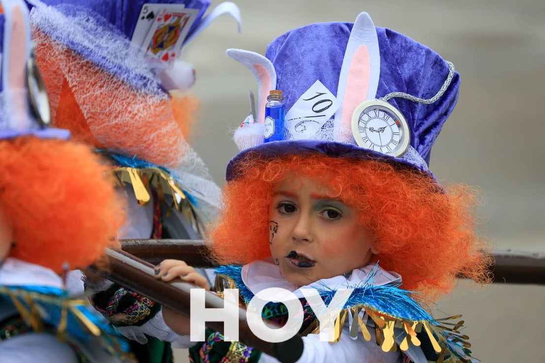 Algunas imágenes del desfile de carnaval en Villanueva