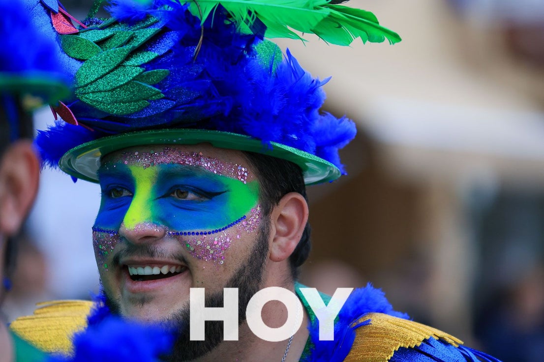 Algunas imágenes del desfile de carnaval en Villanueva