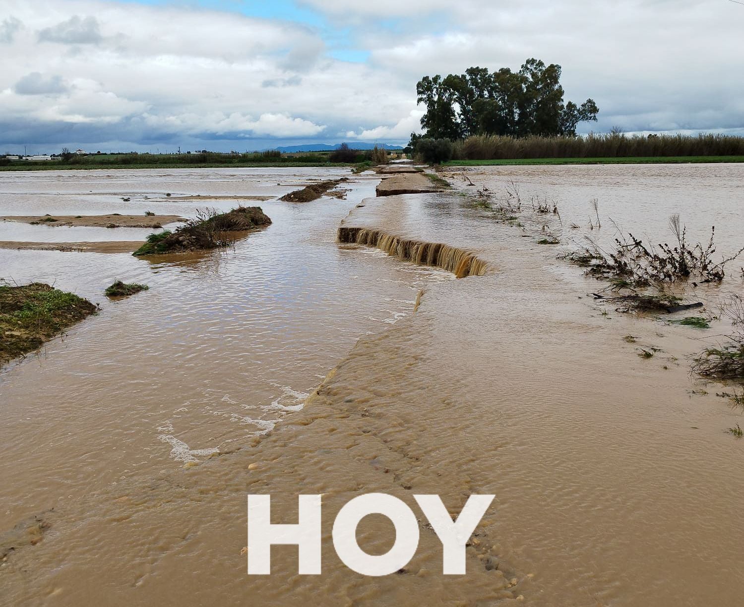 Inundaciones en el Badén y la zona del Arroyo del Molar