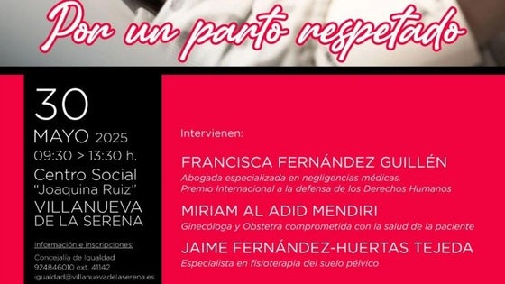 El día 30 se celebra la jornada 'Violencia obstétrica'