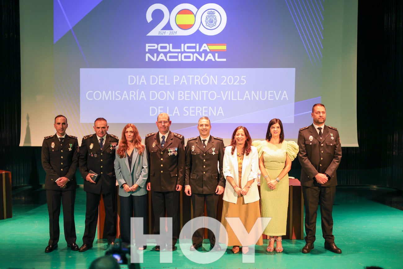 Celebración de los Ángeles Custodios en la comisaría Don Benito - Villanueva