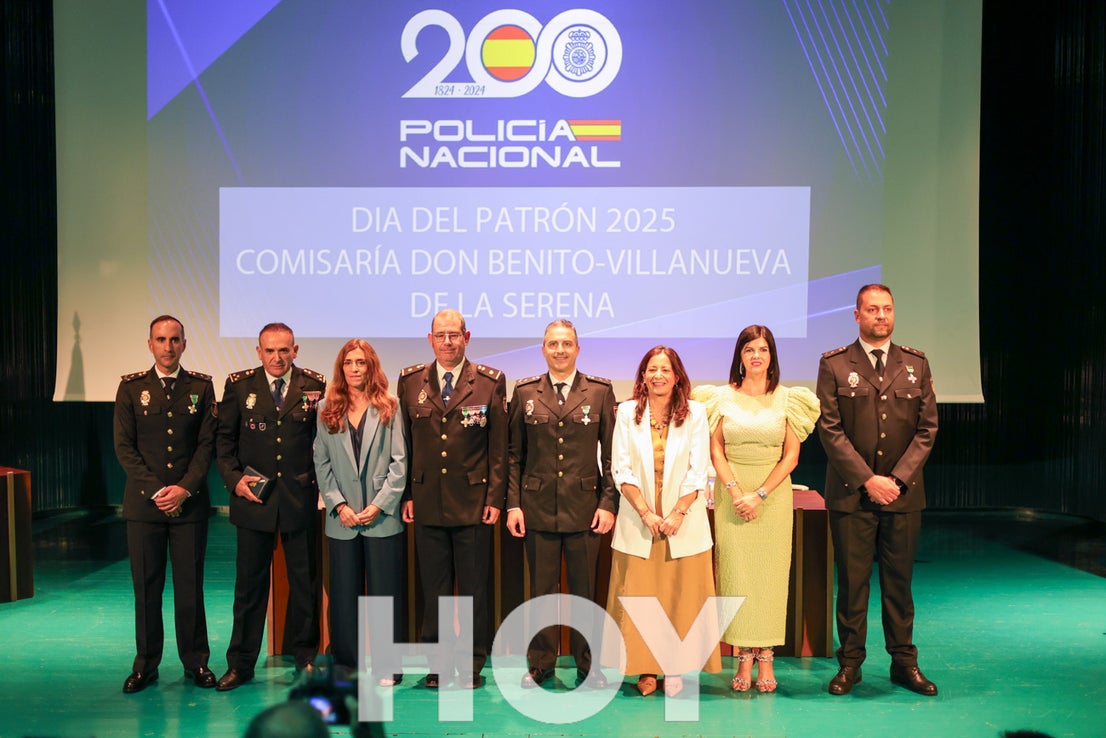 Celebración de los Ángeles Custodios en la comisaría Don Benito - Villanueva