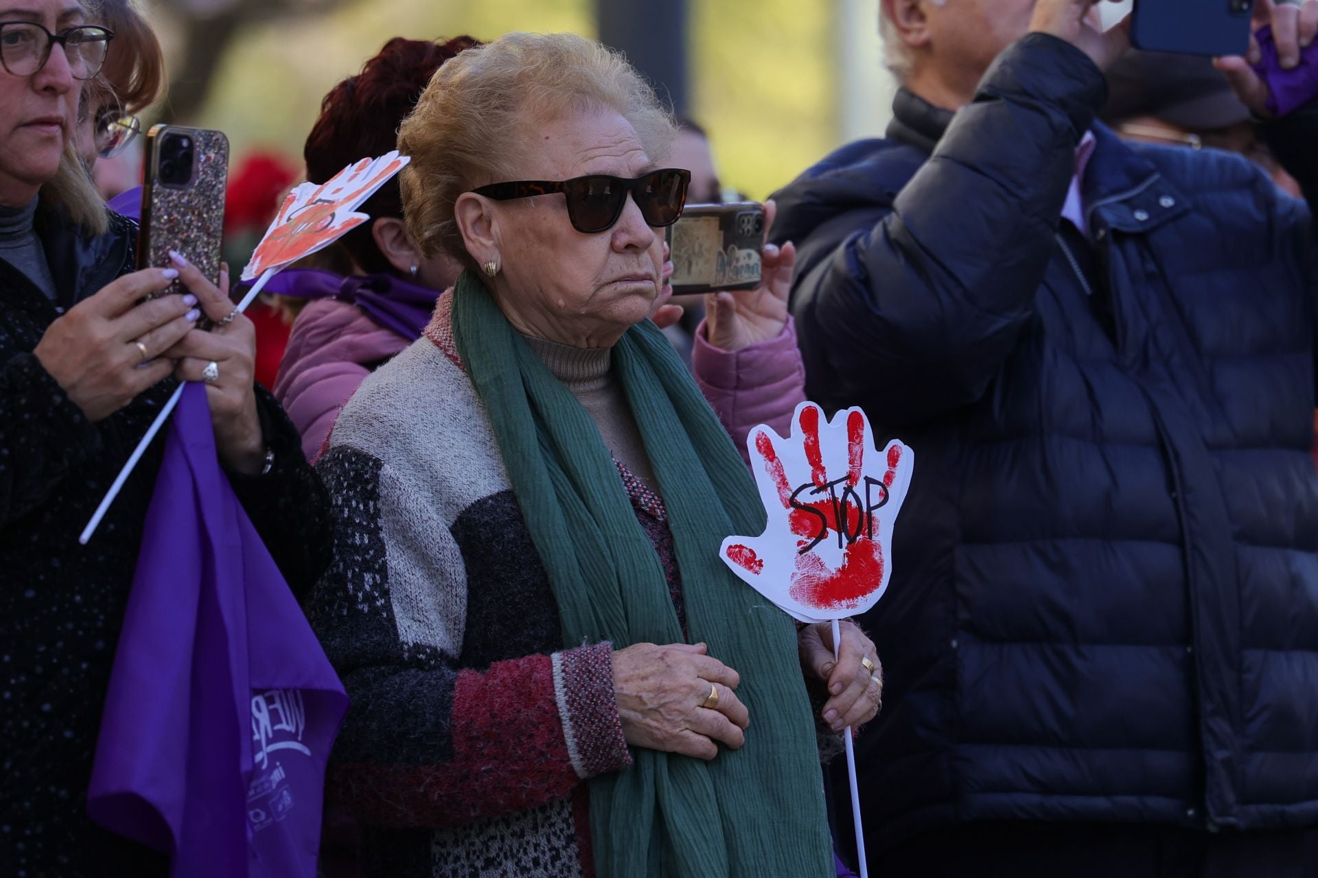 Imágenes del 25-N en Villanueva de la Serena